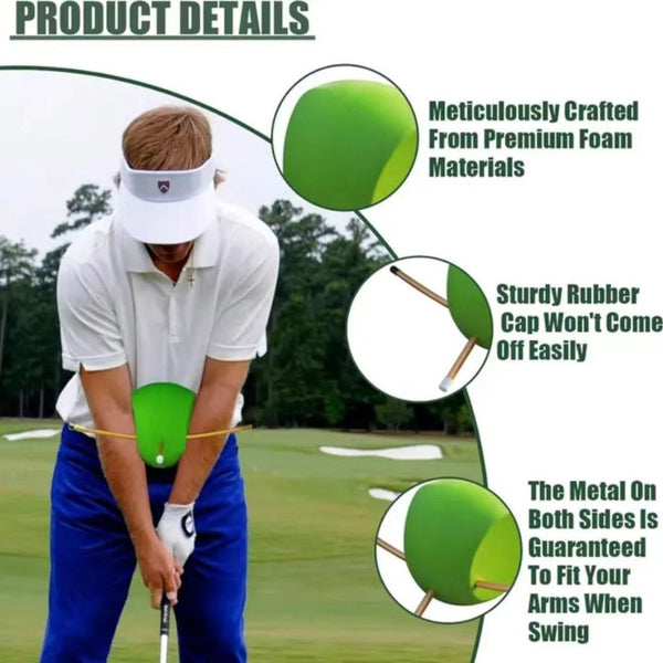 Golf Swing Training Aid Practice Trainer Indoor Outdoor Golf Training Tool