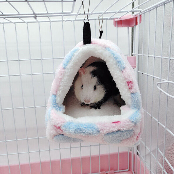 Small Pet Hammock Nest – Warm Cozy Bed House for Small Animals