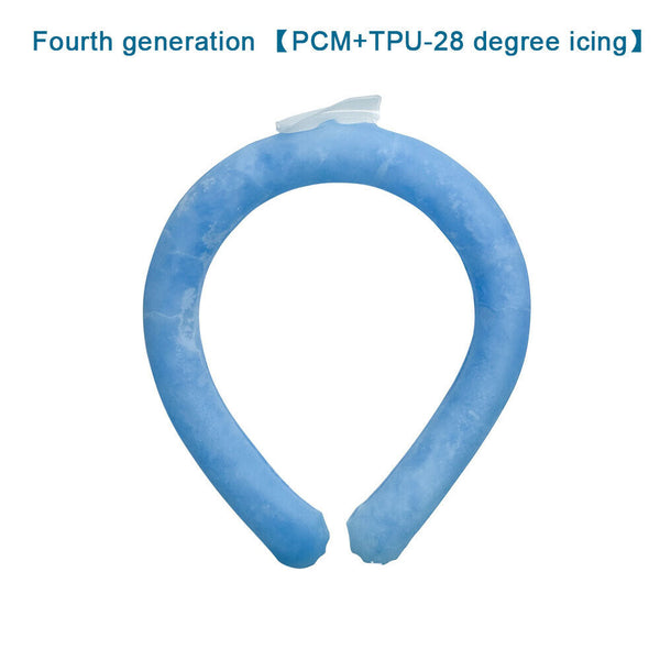 Dr Chilly Ice Ring, Neck Cooling Tube, Portable Cooling Neck Ice Ring