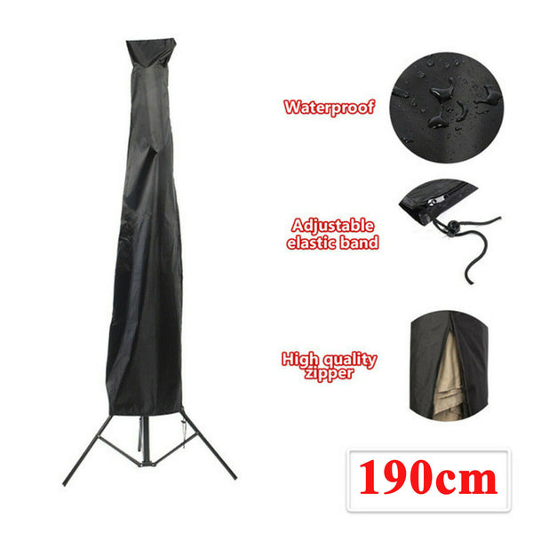 4 Sizes Heavy Duty Parasol Banana Umbrella Cover Cantilever Outdoor Patio Shield