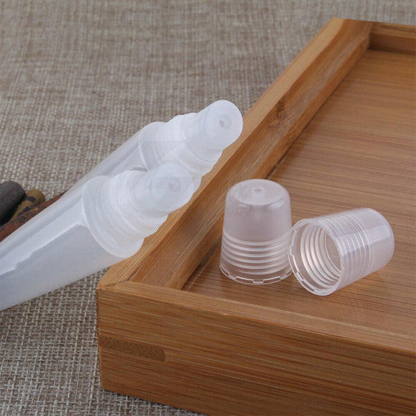 10ML Plastic Containers Soft Clear Empty Tubes Balm Refillable Makeup Lip Gloss