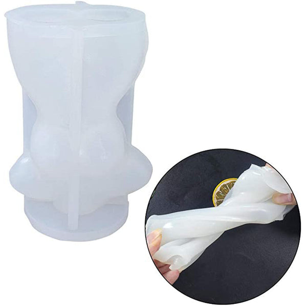 3D Body Candle Mould Creative Silicone Soap Wax Human Mold Female Design Art AU
