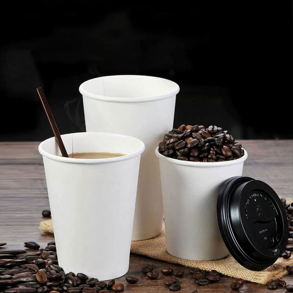 Disposable Coffee Cups 8oz 12oz 16oz Bulk Takeaway Paper Triple Wall Take Away