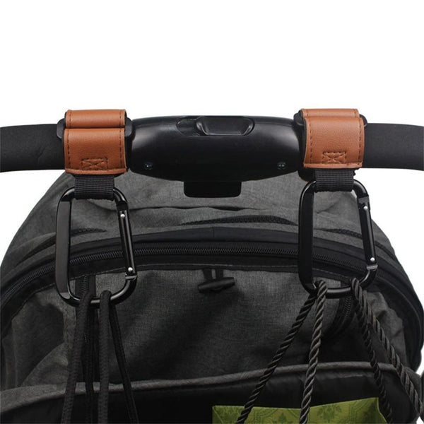 4PCS Stroller Hooks Metal Pram Bag Hangers Baby Pushchair Accessories