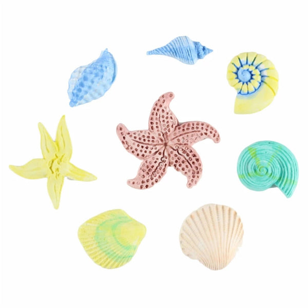 Shell Conch Silicone Mould Fondant Cake Sugar Craft Starfish Icing Baking MoldAU