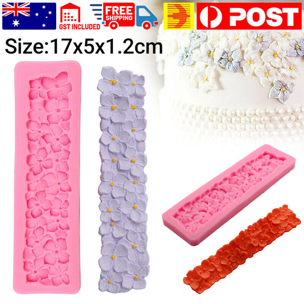 Flower Silicone Fondant Mould Cake Decorating Sugarcraft Chocolate Baking Mold A