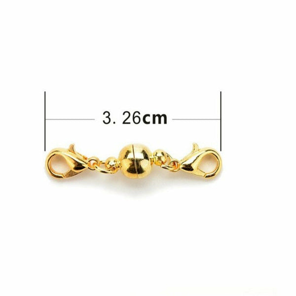 5/10Pcs Strong Magnetic Clasp Necklace Converter Extender lobster claws