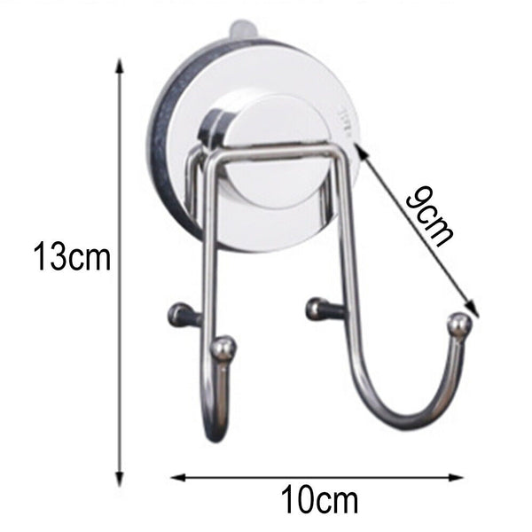 Wall Hooks Cup Sucker Bathroom Robe Strong Suction Towel Hanger Practical