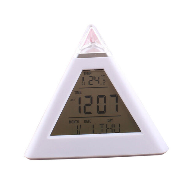 Light LED Wake-up Simulation Natural Sounds Sunrise Alarm Clock Lamp Colorful