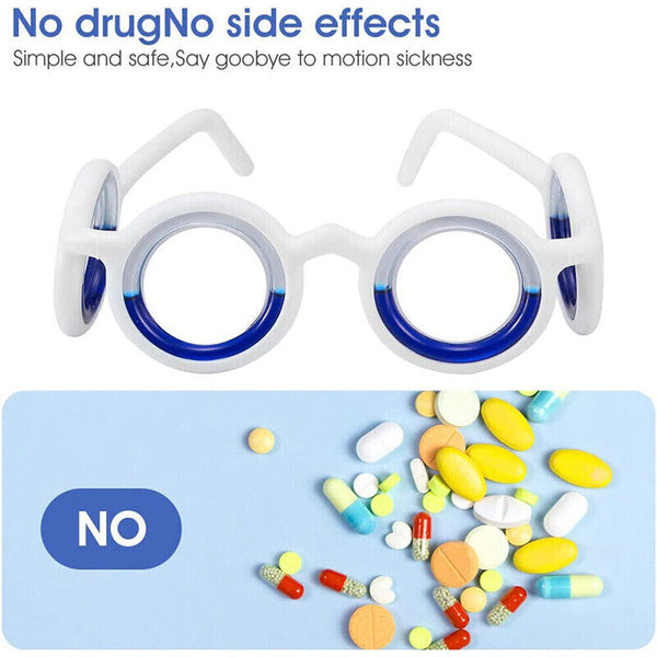 NEW Anti Motion Sickness Glasses Anti Dizziness Nausea Seasickness Glasses AU