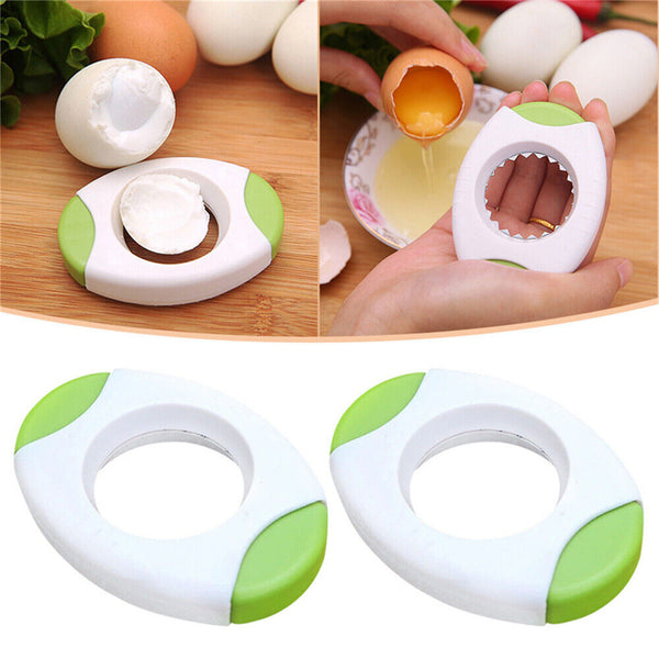 1pc Egg Cutter Stainless Steel Boiled Egg Shell Topper Cutter Snipper Opener AU