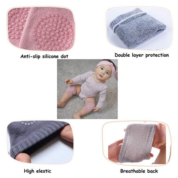Baby Crawling Knee Pads – Soft Safety Protector Leg Warmers
