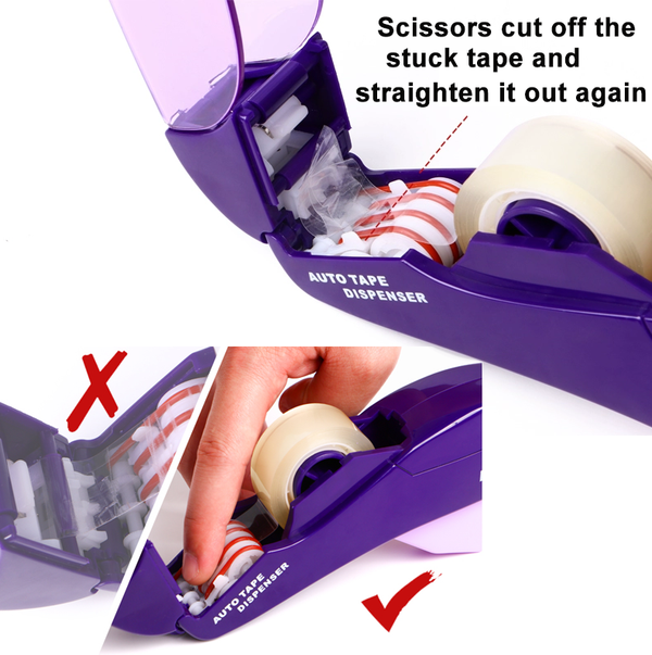 NEW Automatic Tape Dispenser Gun Arts Crafts Christmas Present Gift Wrapping