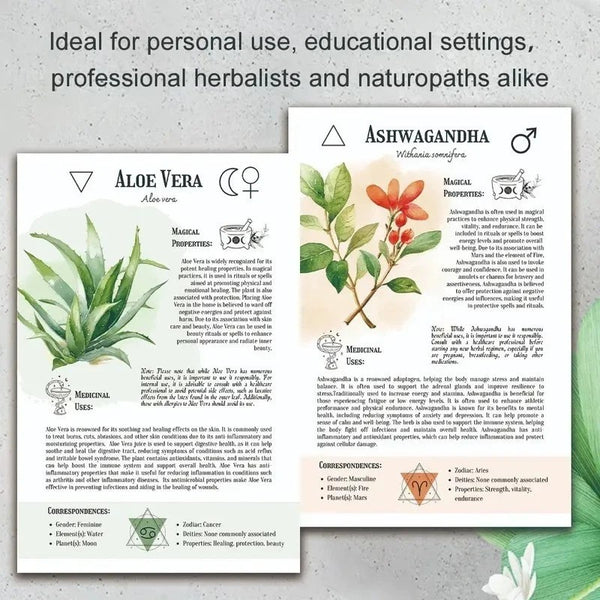 Natural Healing Handbook – Spiral-Bound Herbal Remedies & Natural Remedies Guide Book