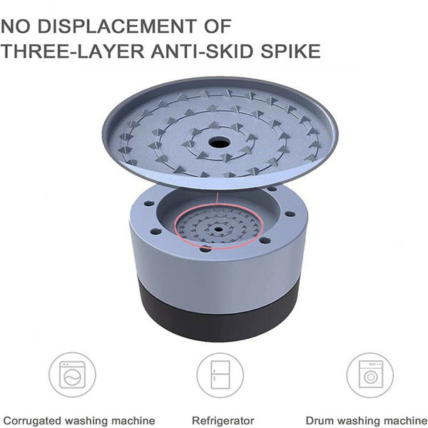 4x Washing Machine Support Pads Anti Vibration Leg Stopper Foot Pad Feet Pads AU