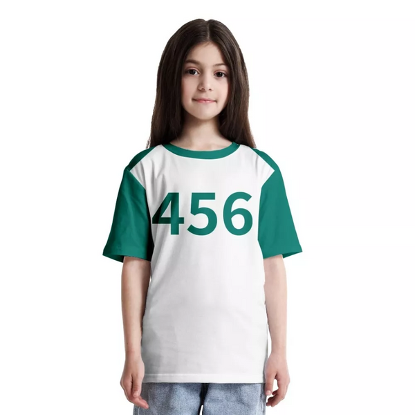 Squid Game 456 333 Cosplay Squid Season 2 Survival Game T-Shirt Costume Party