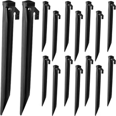 40pcs Heavy Duty Tent Pegs Screw Stakes | Outdoor Camping Ground Anchors