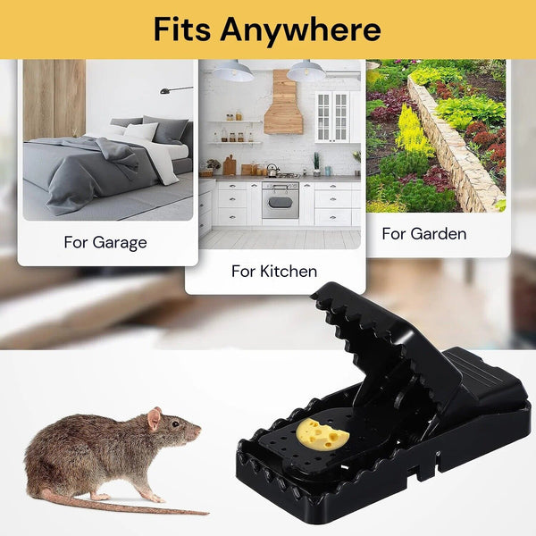 Mouse Traps Reusable Mice Rat Trap Safe Snare Catcher Mousetrap for Family Pet