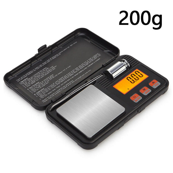 Digital Pocket Scale 200g 0.01g Mini Scale Electronic Smart Jewellery Scale AU
