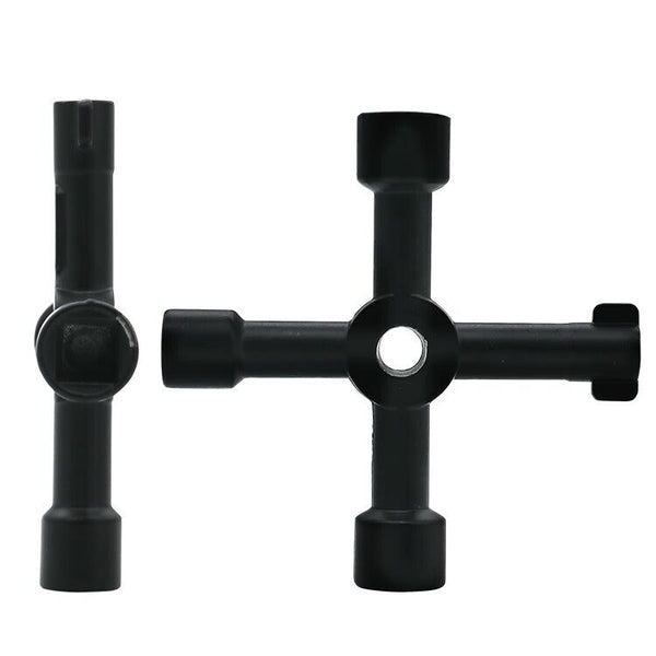 4 in 1 Multifunctional Cross Key for Train Cabinet Elevator Triangle Square AU