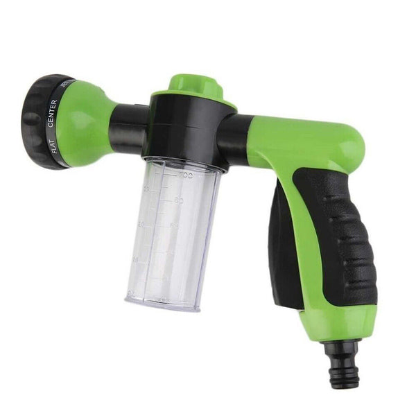 Washing Nozzle Plant Pet Hose 8mode Garden Car Water Foam Sprayer Soap Dispenser