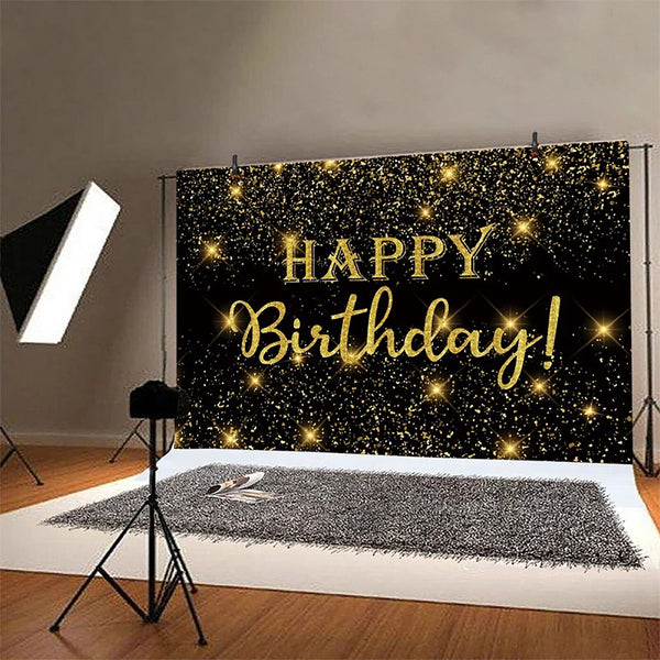 Happy Birthday Backdrop Banner Background Cloth Photo Props Party Decoration New
