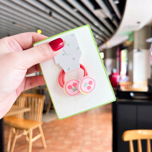 Cute Girls Hair Accessories Cartoon Scrunchie Childrens Elastic Hair Cord AU