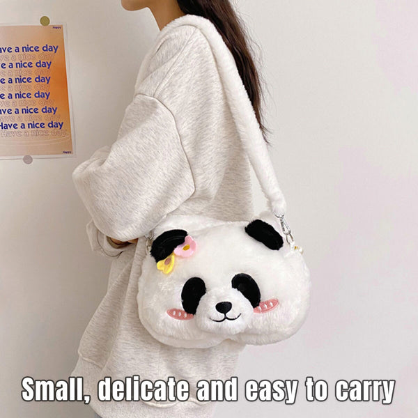 Cute Panda Plush Crossbody Bag | Kids Shoulder Purse for Girls & Travel Gifts