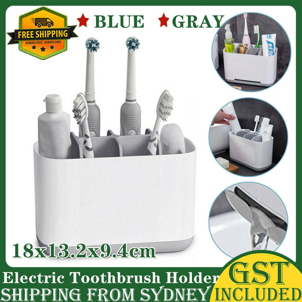 Electric Toothbrush Holder Bathroom Caddy Storage Large Multifunction Organizer