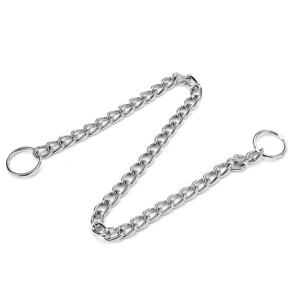 Heavy Duty Choker Collar Chain Dog Pet Slip Check Chains Round Twist Link Chrome