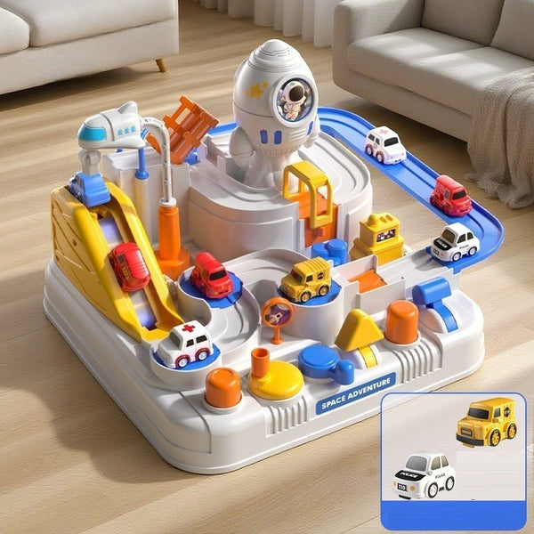 Kids Race Track Car Adventure Playset Interactive Toy Kids Educational Puzzle