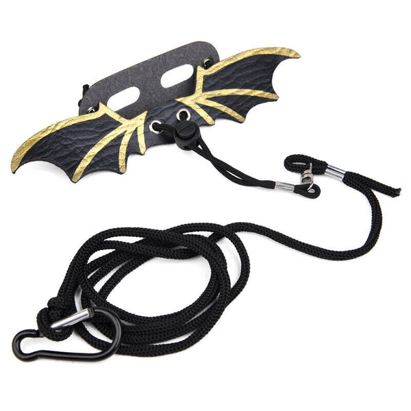 Lizard Harness Leash Bearded Dragon+Cool Leather Wings Reptile Adjustable AU