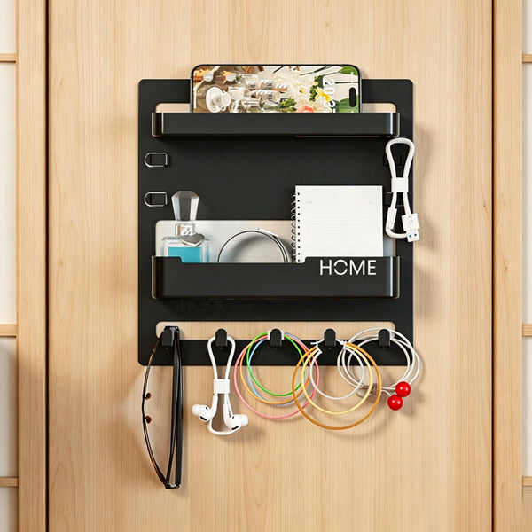 2PCS Bedside Floating Shelf Wall Mounted Storage Organizer