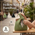 Hollow Knit Handbag Set 5 Pack Green Knot Closure Soft Hollow Knit Daily Carry