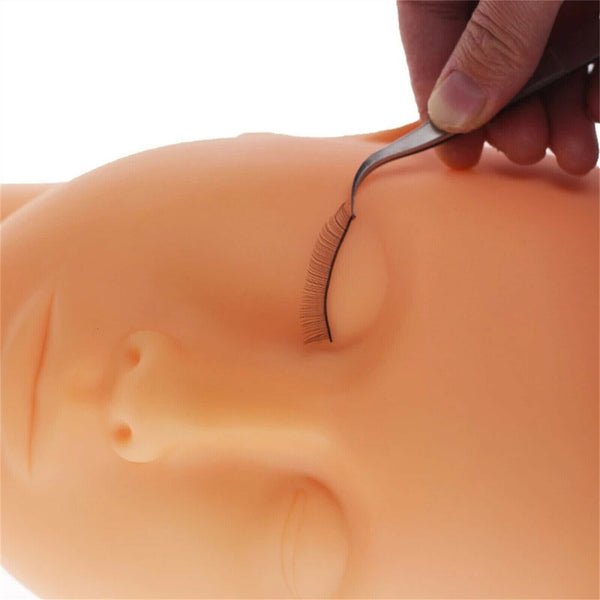 10 pairs Practice Eyelash Extension Adhesive Training False Lashes Strip Pro