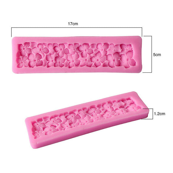 Flower Silicone Fondant Mould Cake Decorating Sugarcraft Chocolate Baking Mold A