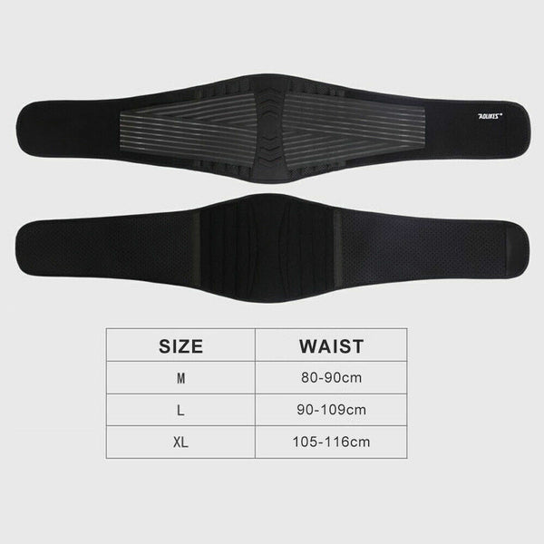 Posture Waist Trimmer Lumbar Lower Support Belt Pain Relief Back Brace Strap AU