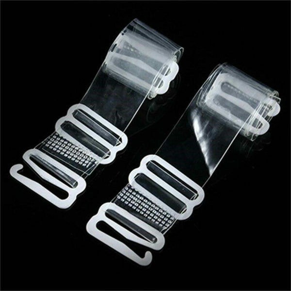Invisible Bra Straps Transparent Elastic Shoulder Strap Adjustable AU