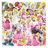 100PCS Princess Peach Stickers Collection Kids Birthday Party Favour