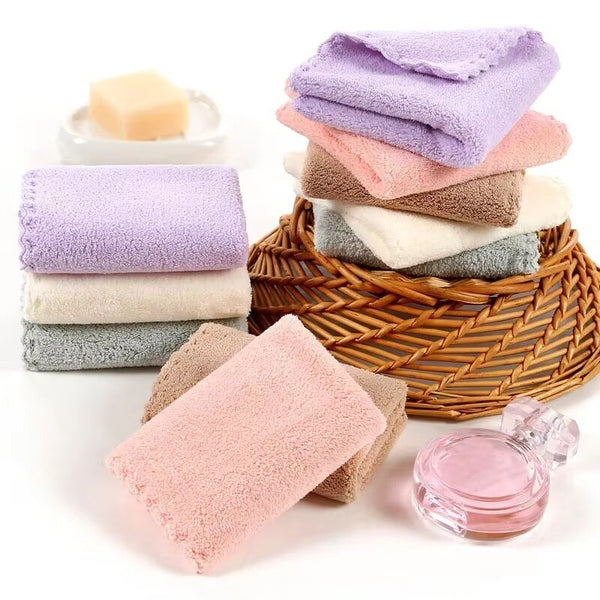 48PCS Microfiber Washcloth Towels Absorbent Cleaning Cloths for Kitchen Car Gym