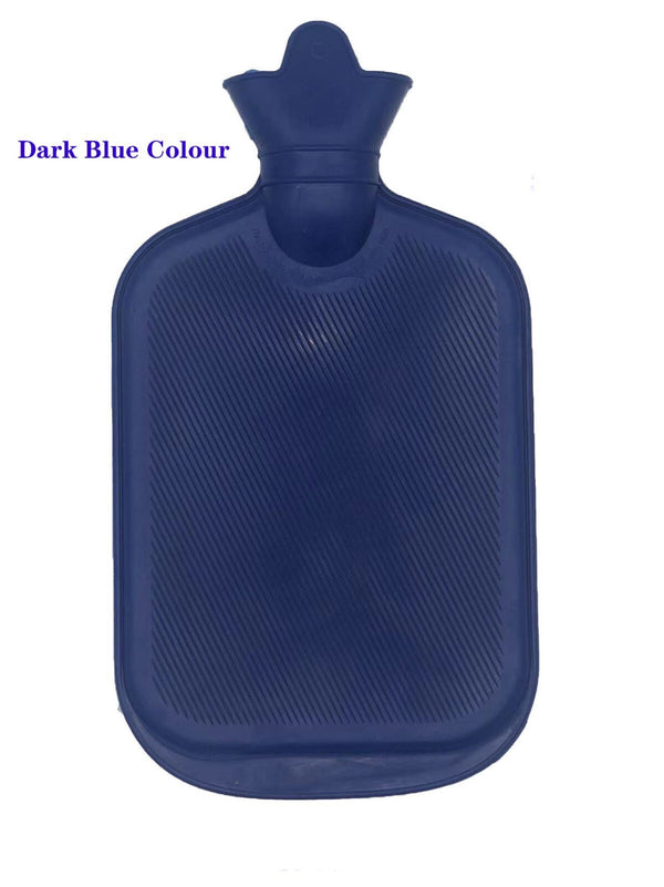 2L Hot Water Bottle Winter Warm Natural Rubber Bag Relaxing Warmer and COVER