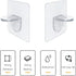 40PCS Plastic Self Adhesive Shelf Bracket Support Rack Closet Wall Clips Hanger