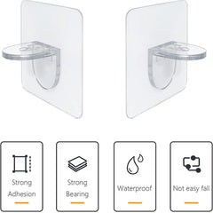 Shelf Brackets – 40pc Self-Adhesive Closet Support Pegs