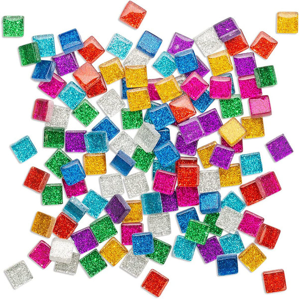 100G Mixed Glitter DIY Glass Mosaic Tiles Kitchen Bathroom Art Supplies Jewelry