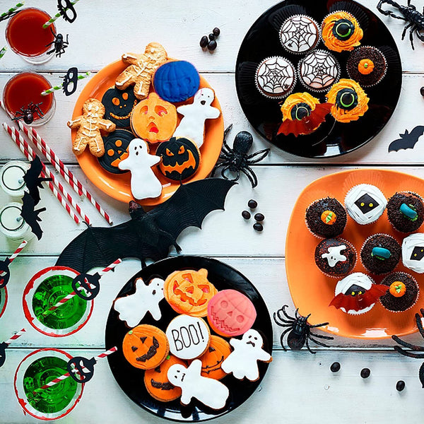 3PCS Halloween Ghost Bat Silicone Mold DIY Bat Pumpkin Craft Epoxy Resin Mould