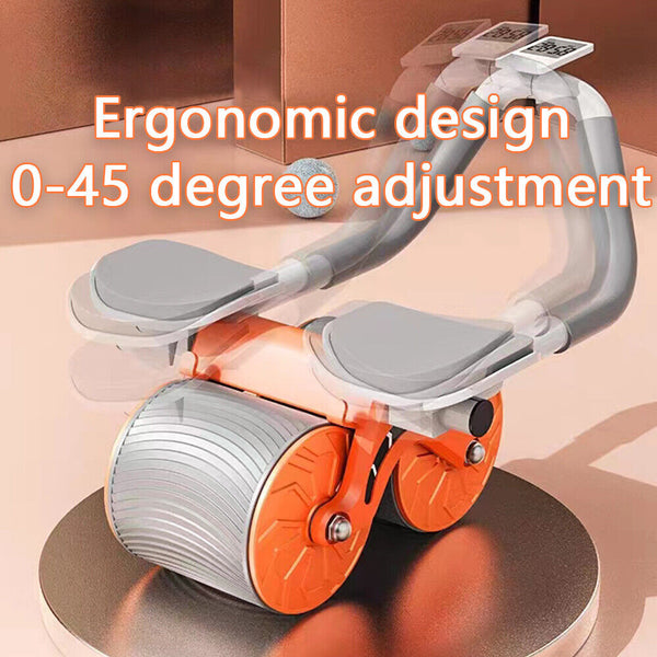 Elbow AB Roller Wheel Equipment Abdominal Core Strength Training Gym Fitness LCD