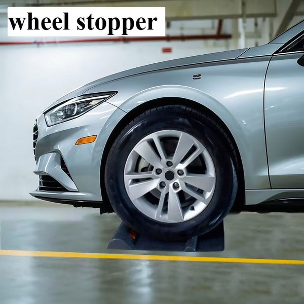 Wheel Chock Set 2 Pack Heavy Duty Anti Slip Vehicle Safety Rubber Car Truck New