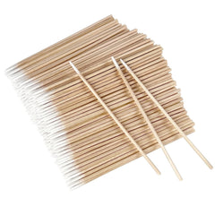 2000 Pack Pointed Cotton Swabs with Wooden Sticks – 10cm Precision Applicator Tips for Makeup and Cleaning