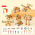 158PC Montessori Creative Play Tool Box DIY Building Block Construction Toy Set