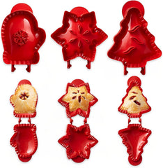 Mini Pie Maker Set – Hand Pie Moulds in Christmas, Harvest or Classic Shapes, 3 to 9